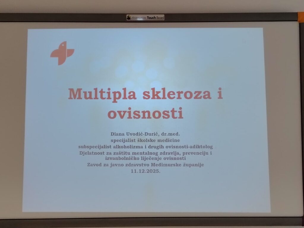 Radionica &bdquo;Multipla skleroza i ovisnosti&ldquo;